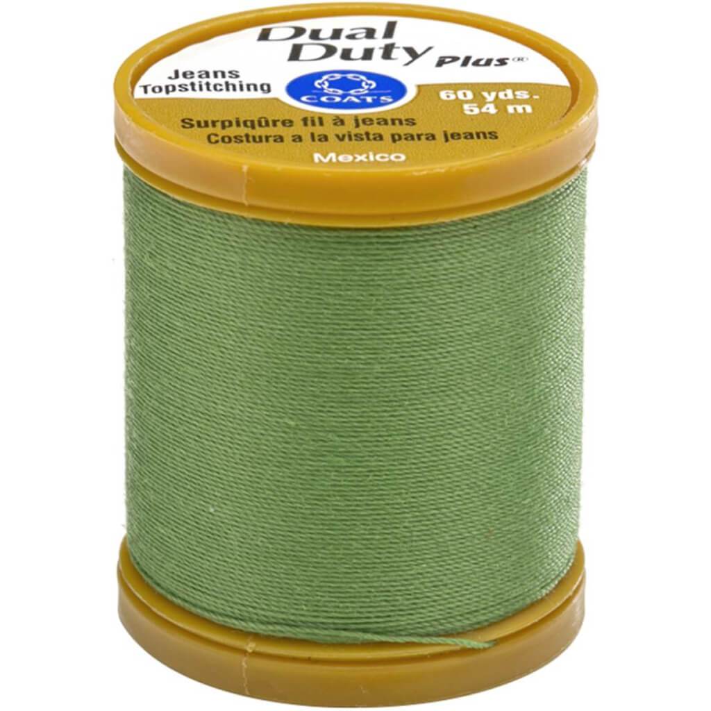 Coats Dual Duty Plus Jean &amp; Topstitching Thread 60yd Bright Green