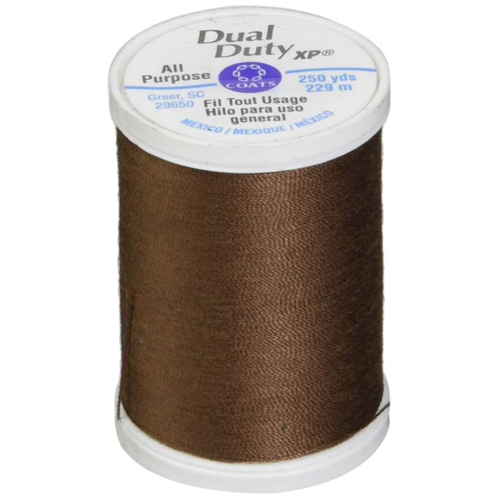 Coats Dual Duty XP General Purpose Thread 250yd Brown Chestnut