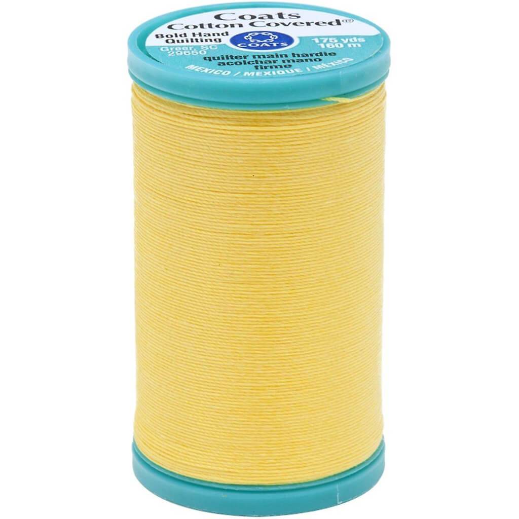 Coats Bold Hand Quilting Thread 175yd Sun Yellow