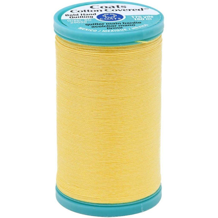 Coats Bold Hand Quilting Thread 175yd Sun Yellow