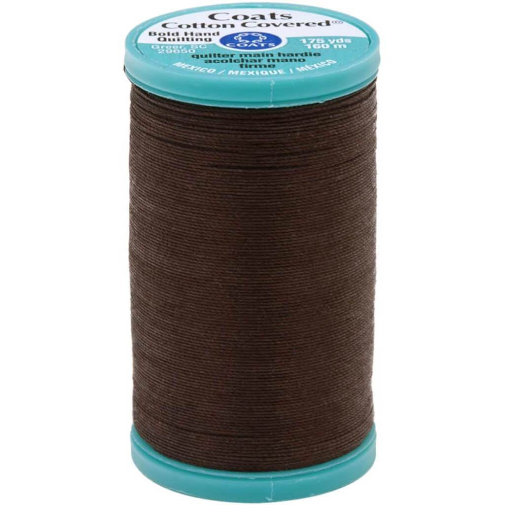 Coats Bold Hand Quilting Thread 175yd Chona Brown