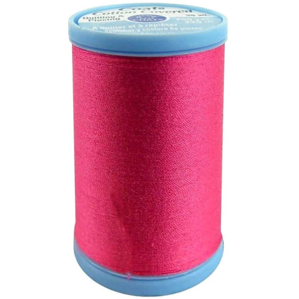 Coats Cotton Covered Quilting &amp; Piecing Thread 250yds Hot Pink