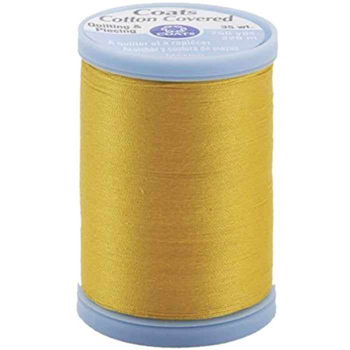 Coats Cotton Covered Quilting & Piecing Thread 250yds Spark Gold