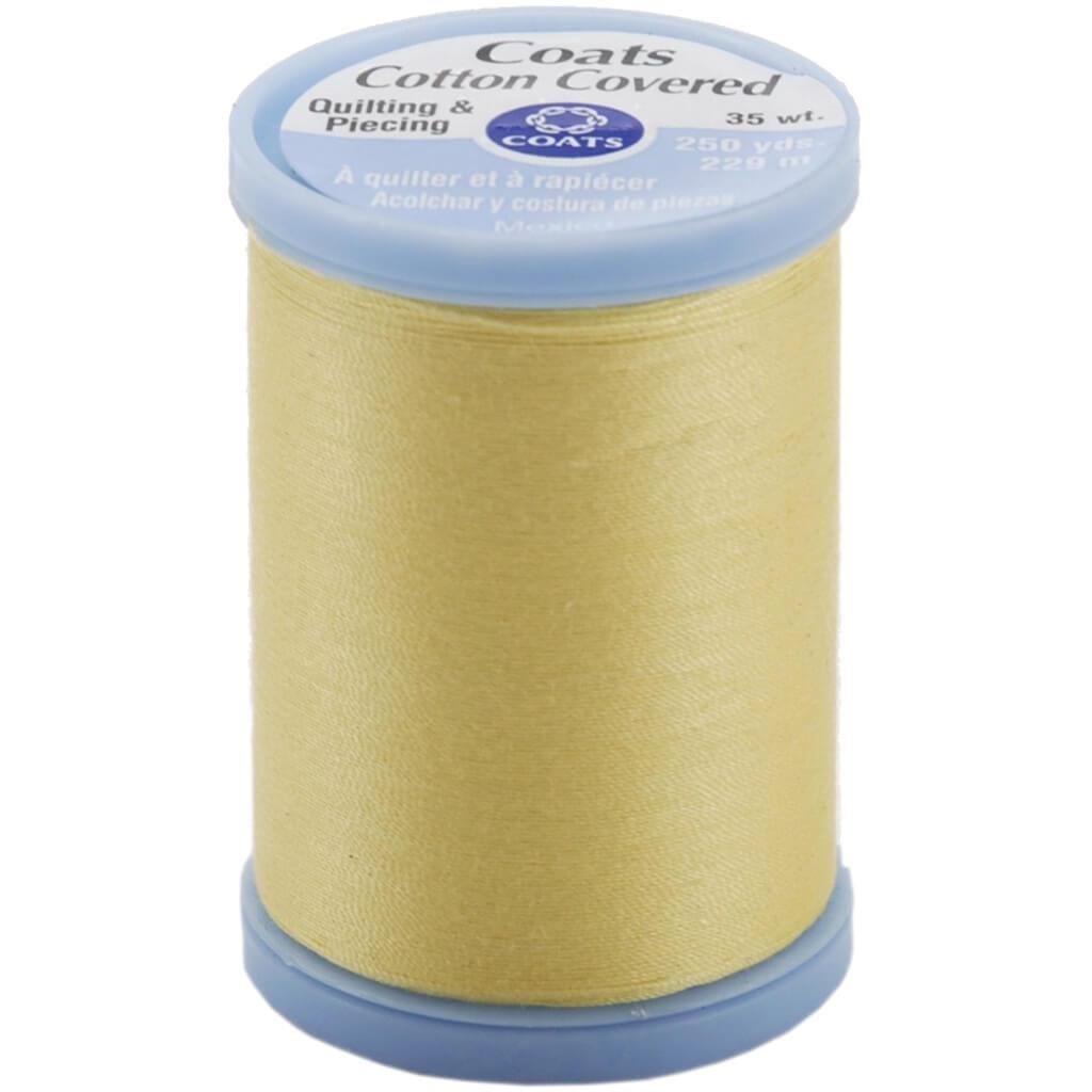 Coats Cotton Covered Quilting &amp; Piecing Thread 250yds Yellow