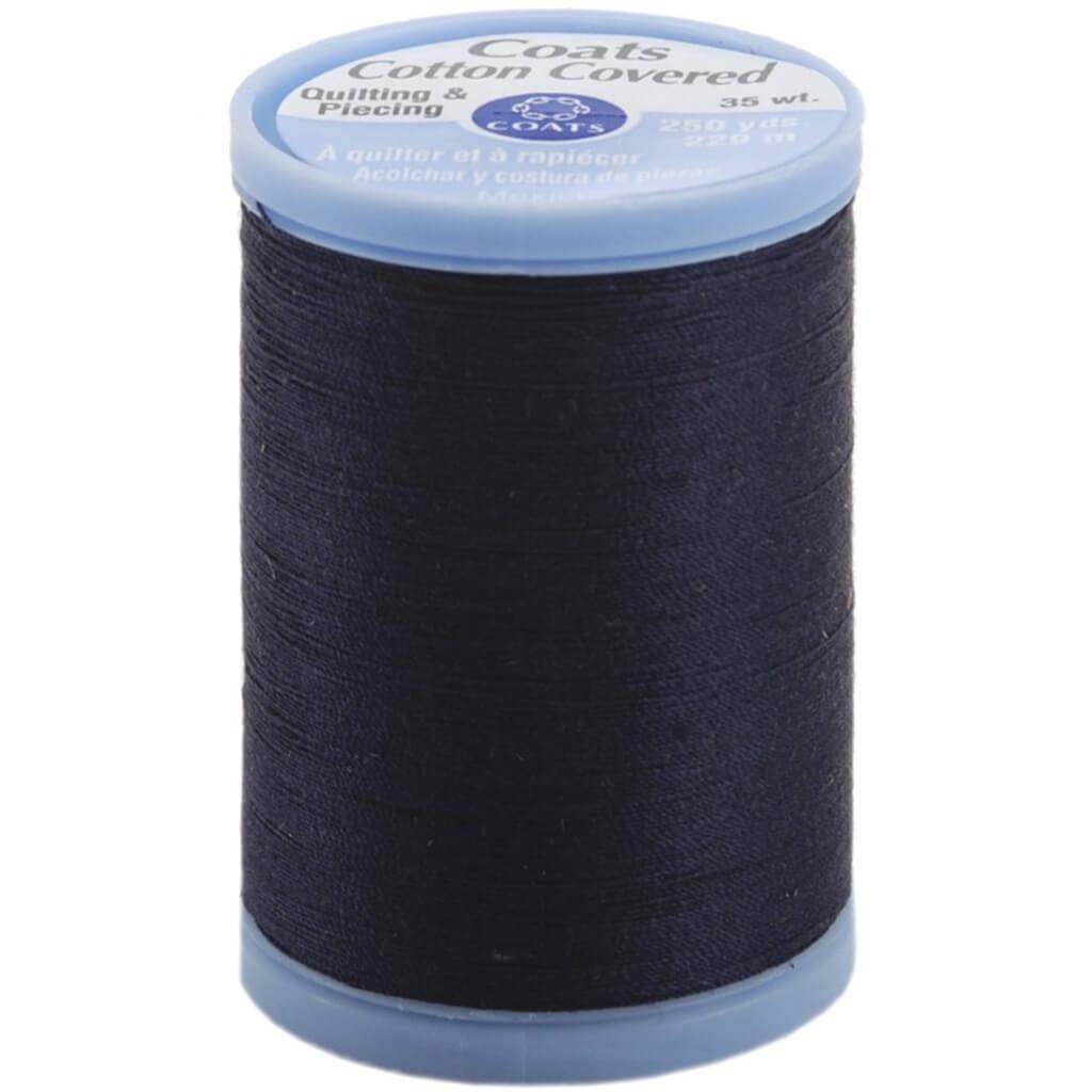 Coats Cotton Covered Quilting &amp; Piecing Thread 250yds Navy