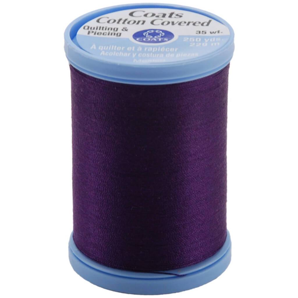 Coats Cotton Covered Quilting &amp; Piecing Thread 250yds Purple