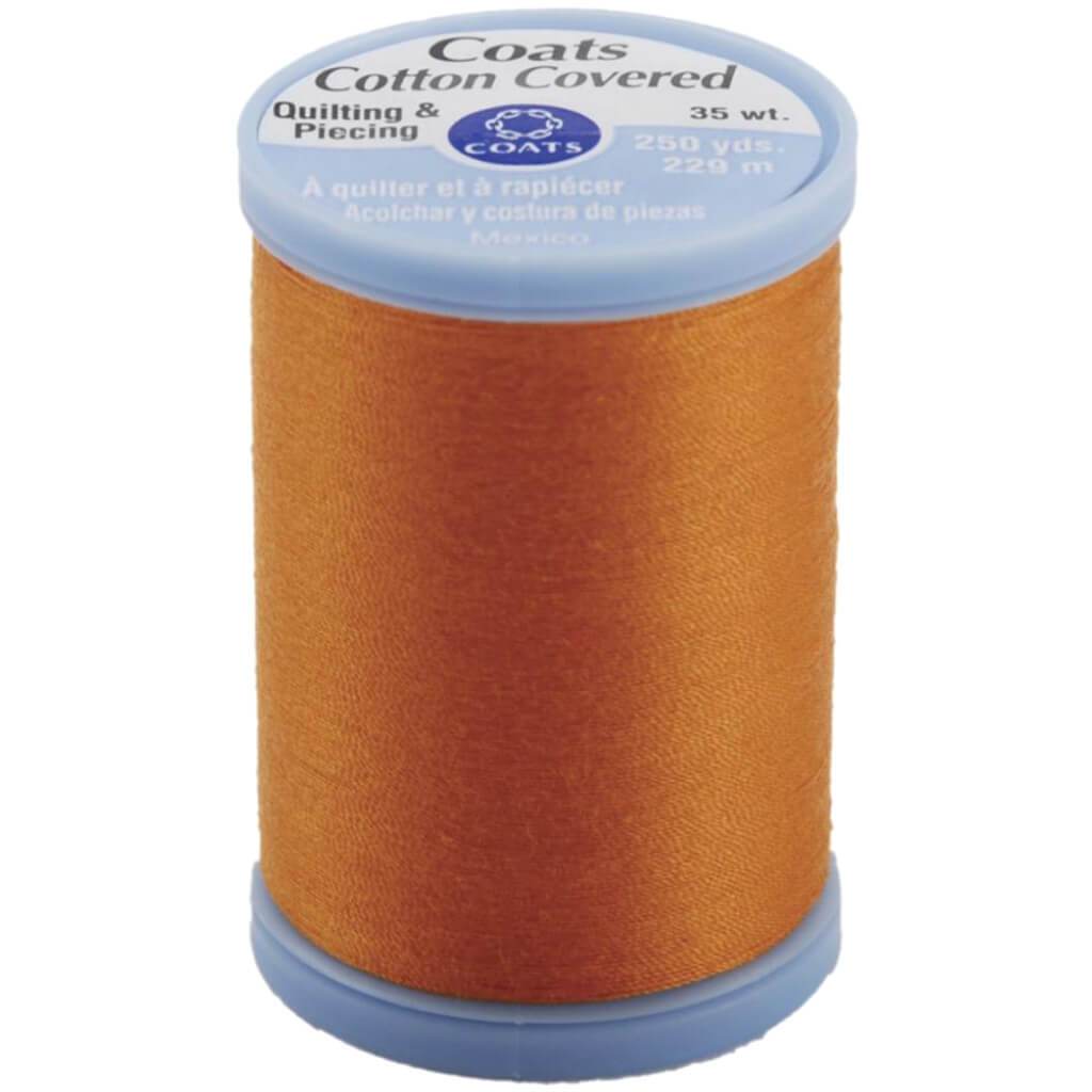 Coats Cotton Covered Quilting &amp; Piecing Thread 250yds Tangerine