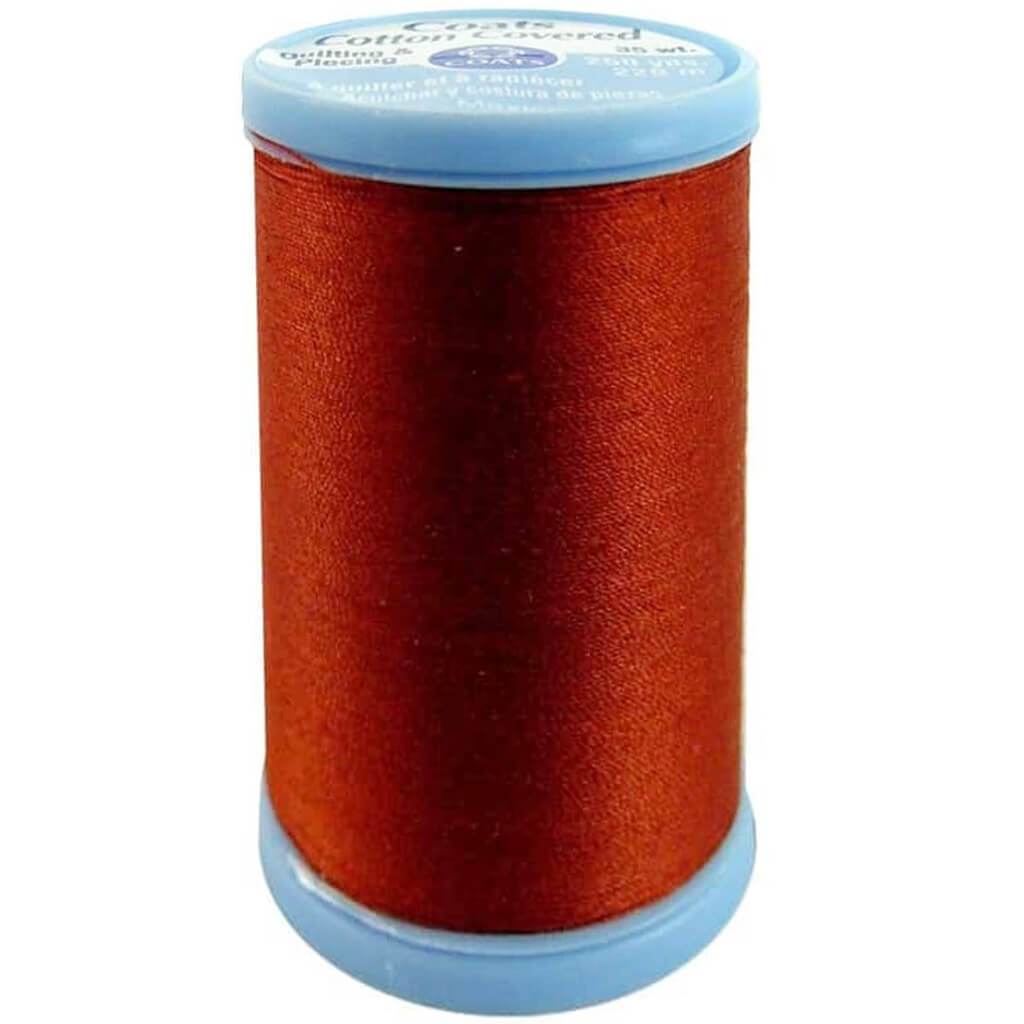 Coats Cotton Covered Quilting &amp; Piecing Thread 250yds Rust