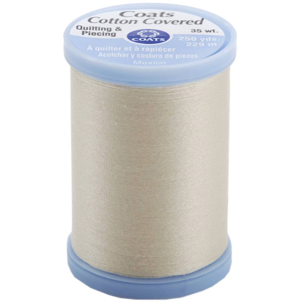 Coats Cotton Covered Quilting &amp; Piecing Thread 250yds Natural