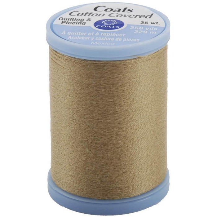 Coats Cotton Covered Quilting & Piecing Thread 250yds Camel
