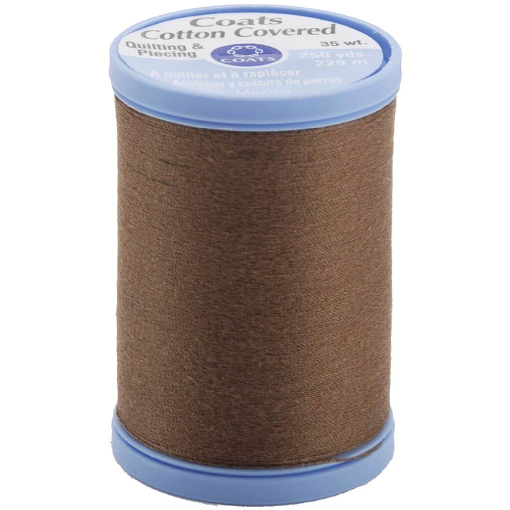 Coats Cotton Covered Quilting &amp; Piecing Thread 250yds Summer Brown