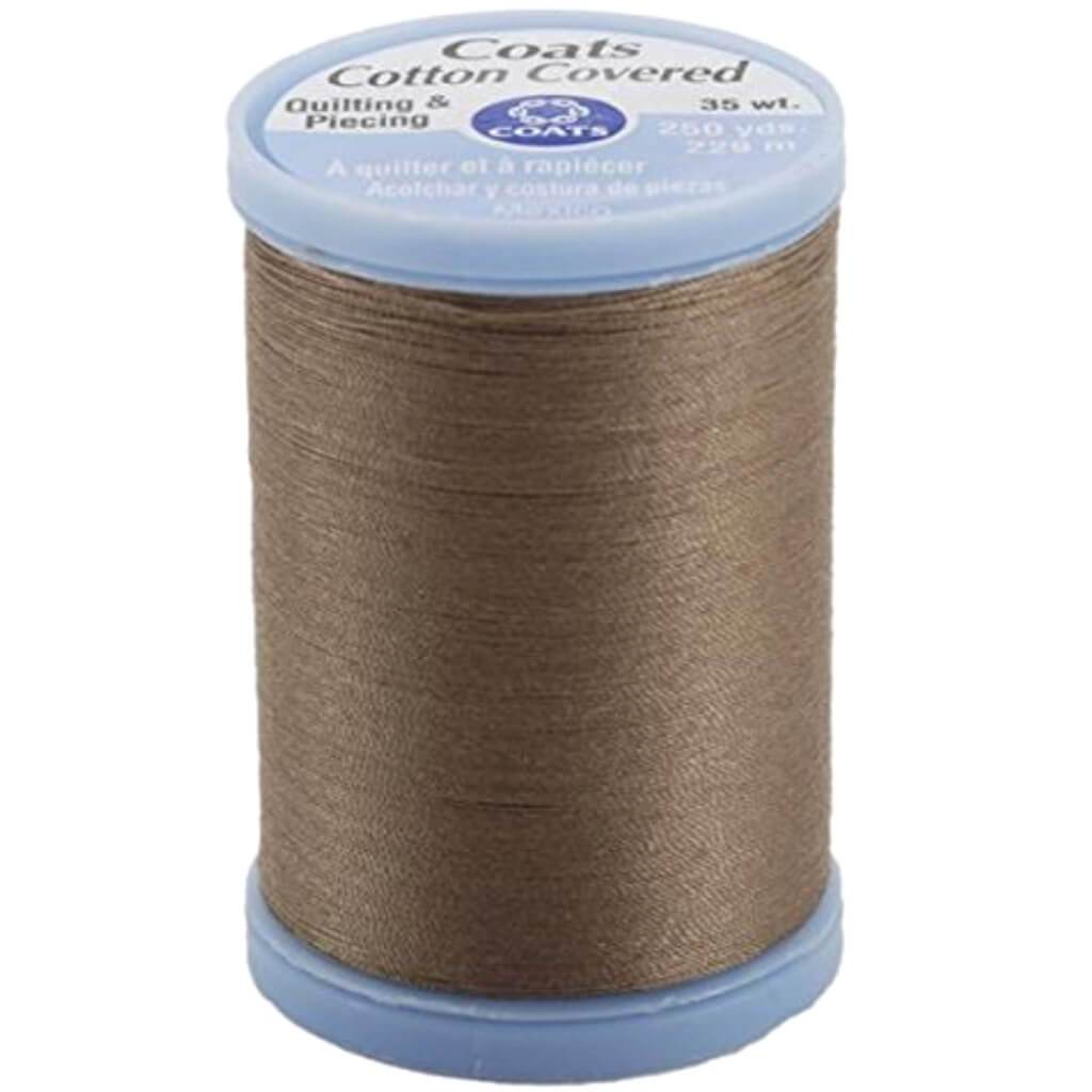 Coats Cotton Covered Quilting &amp; Piecing Thread 250yds Driftwood