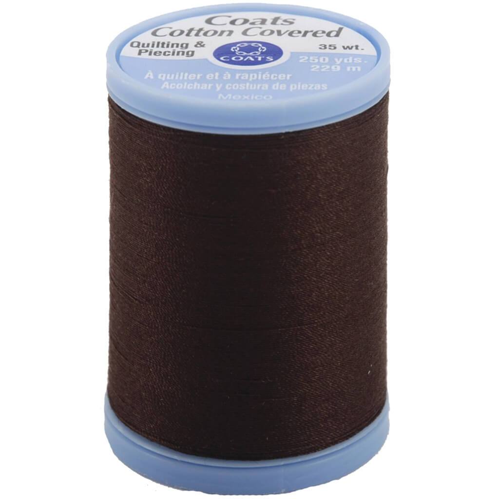 Coats Cotton Covered Quilting &amp; Piecing Thread 250yds Chona Brown