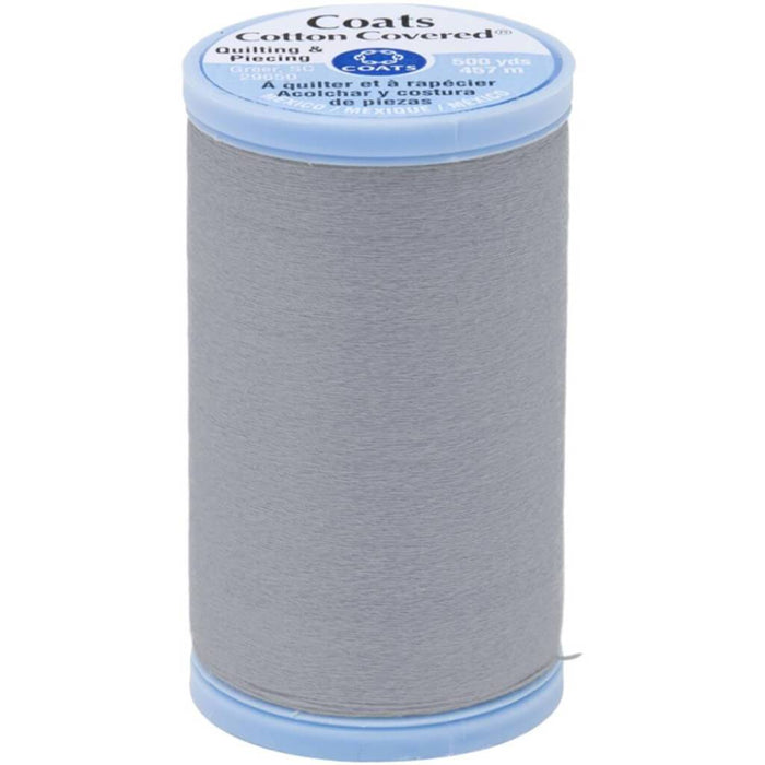 Coats Cotton Covered Quilting & Piecing Thread 500yd Nugrey