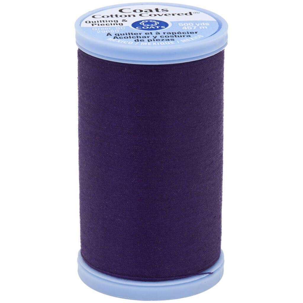 Coats Cotton Covered Quilting &amp; Piecing Thread 500yd Purple