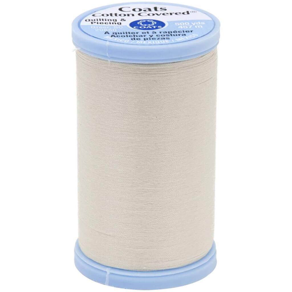 Coats Cotton Covered Quilting &amp; Piecing Thread 500yd Pearl