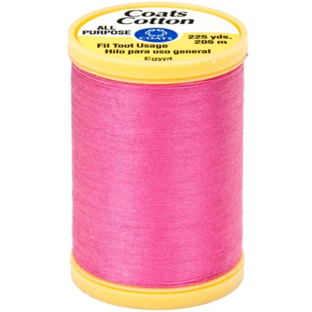 Coats General Purpose Cotton Thread 225yd Hot Pink