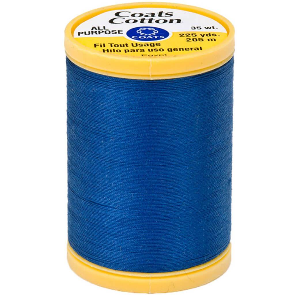 Coats General Purpose Cotton Thread 225yd Yale Blue