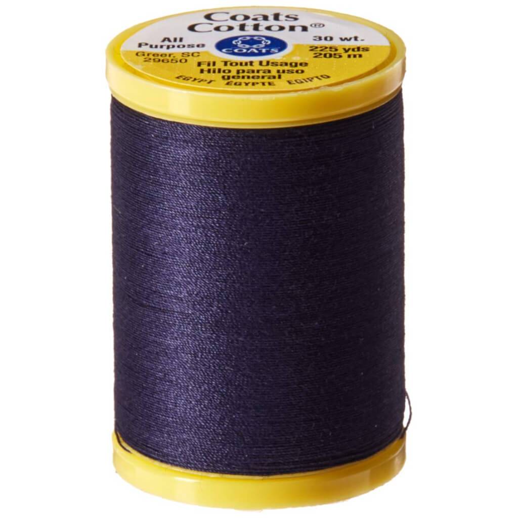 Coats General Purpose Cotton Thread 225yd Navy