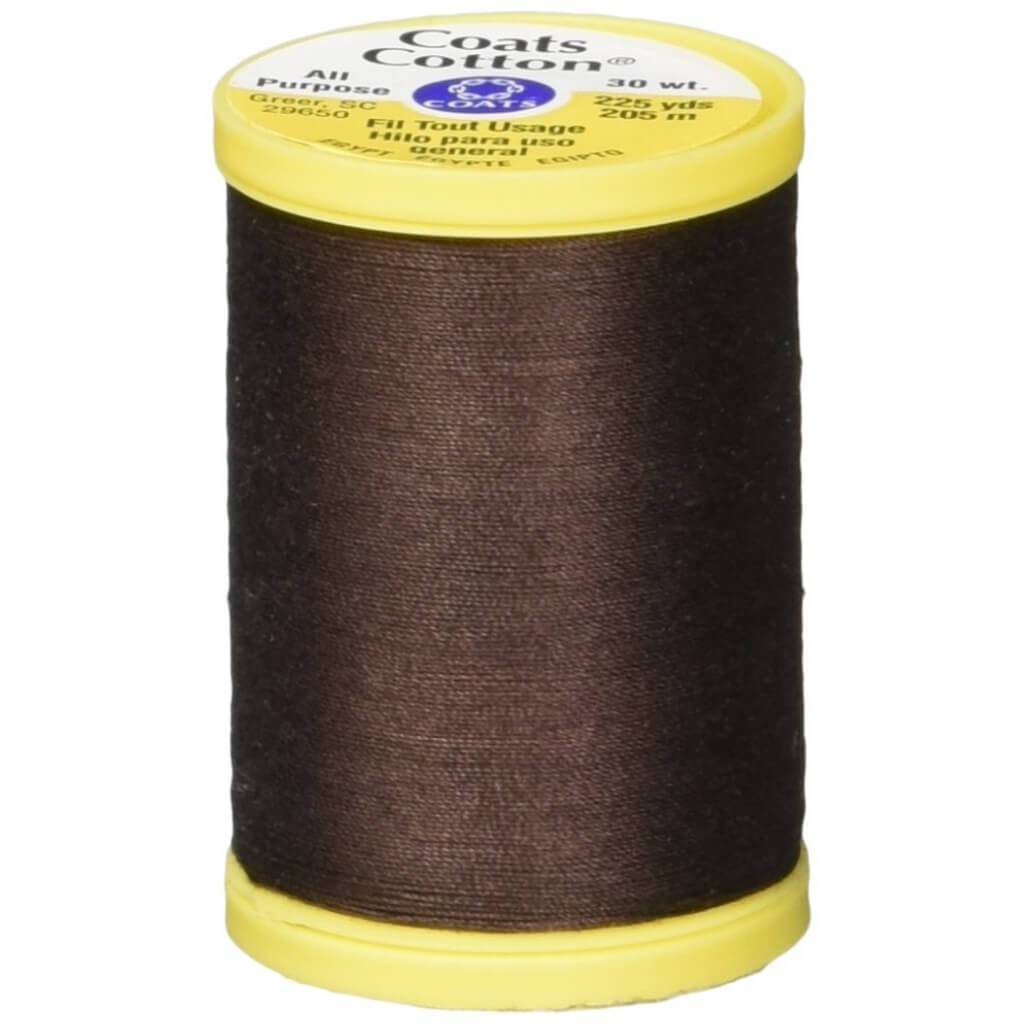 Coats General Purpose Cotton Thread 225yd Chona Brown