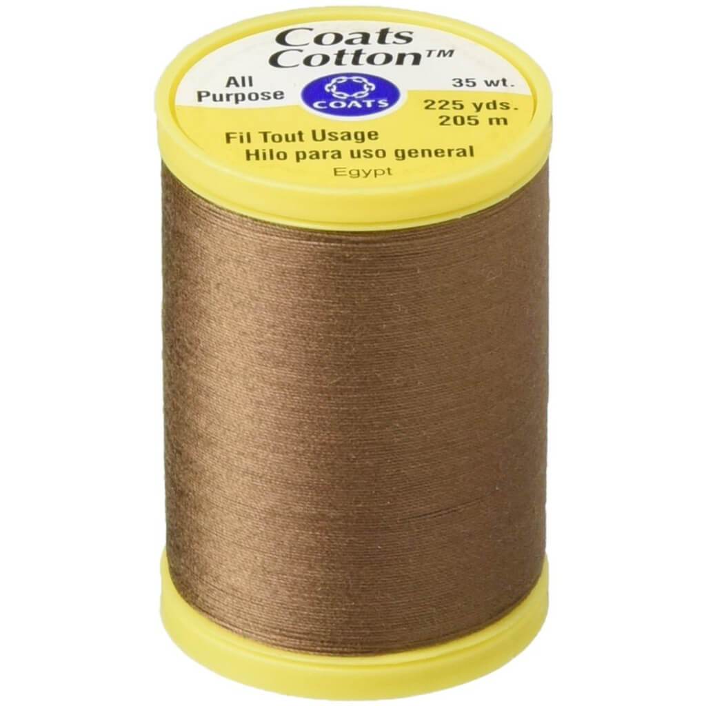 Coats General Purpose Cotton Thread 225yd Summer Brown