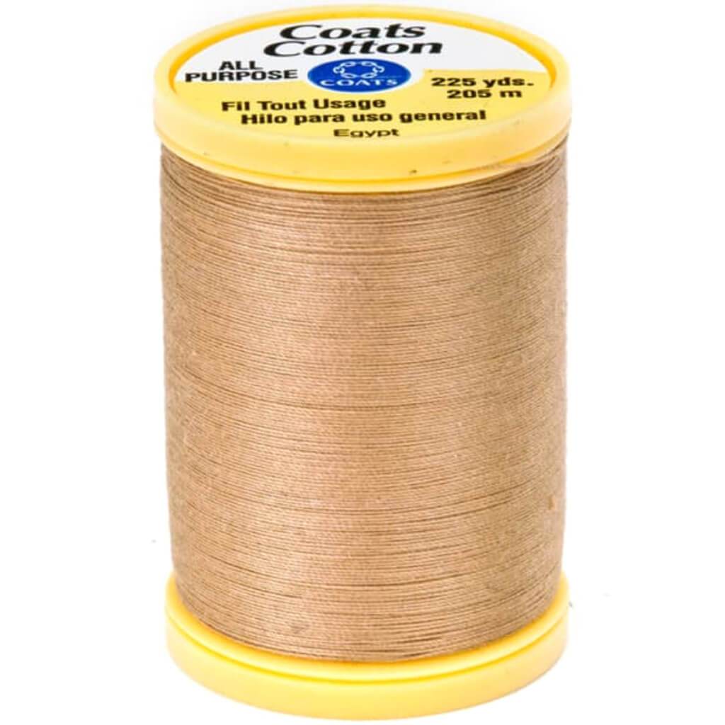 Coats General Purpose Cotton Thread 225yd Camel