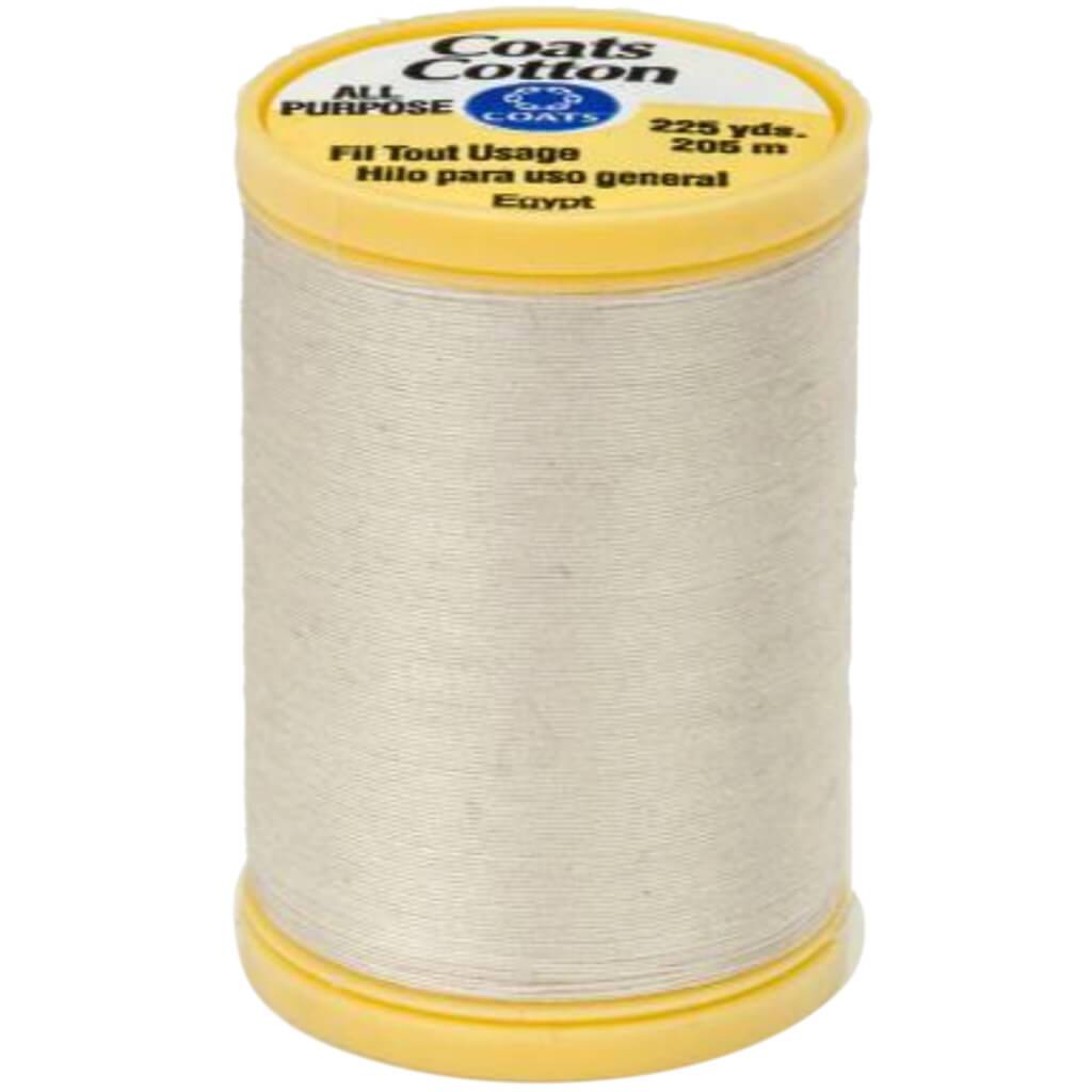 Coats General Purpose Cotton Thread 225yd Cream