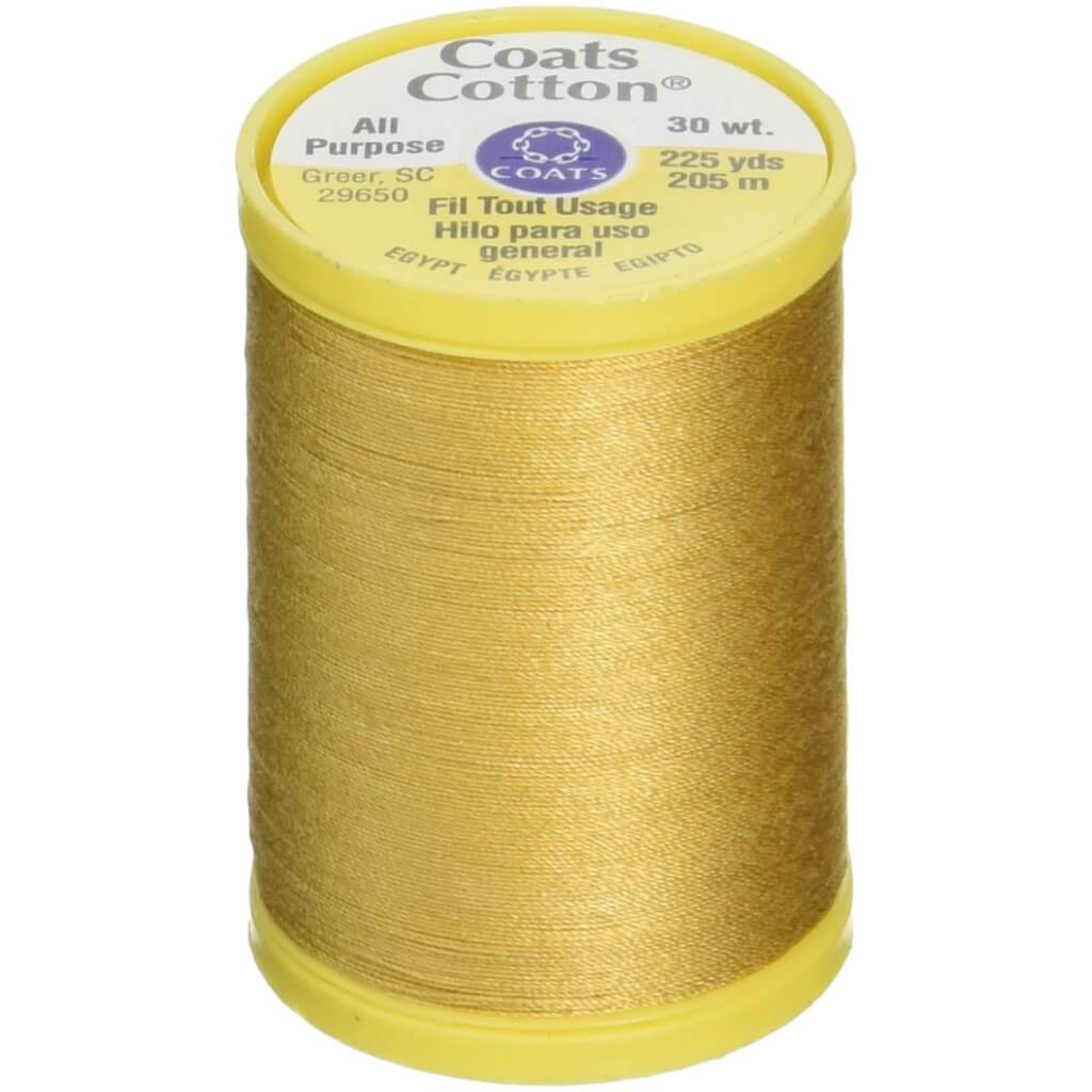 Coats General Purpose Cotton Thread 225yd Temple Gold