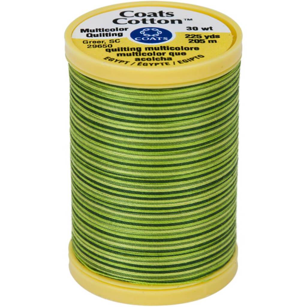 Coats Cotton Machine Quilting Thread Multicolor 225yds Spring Green