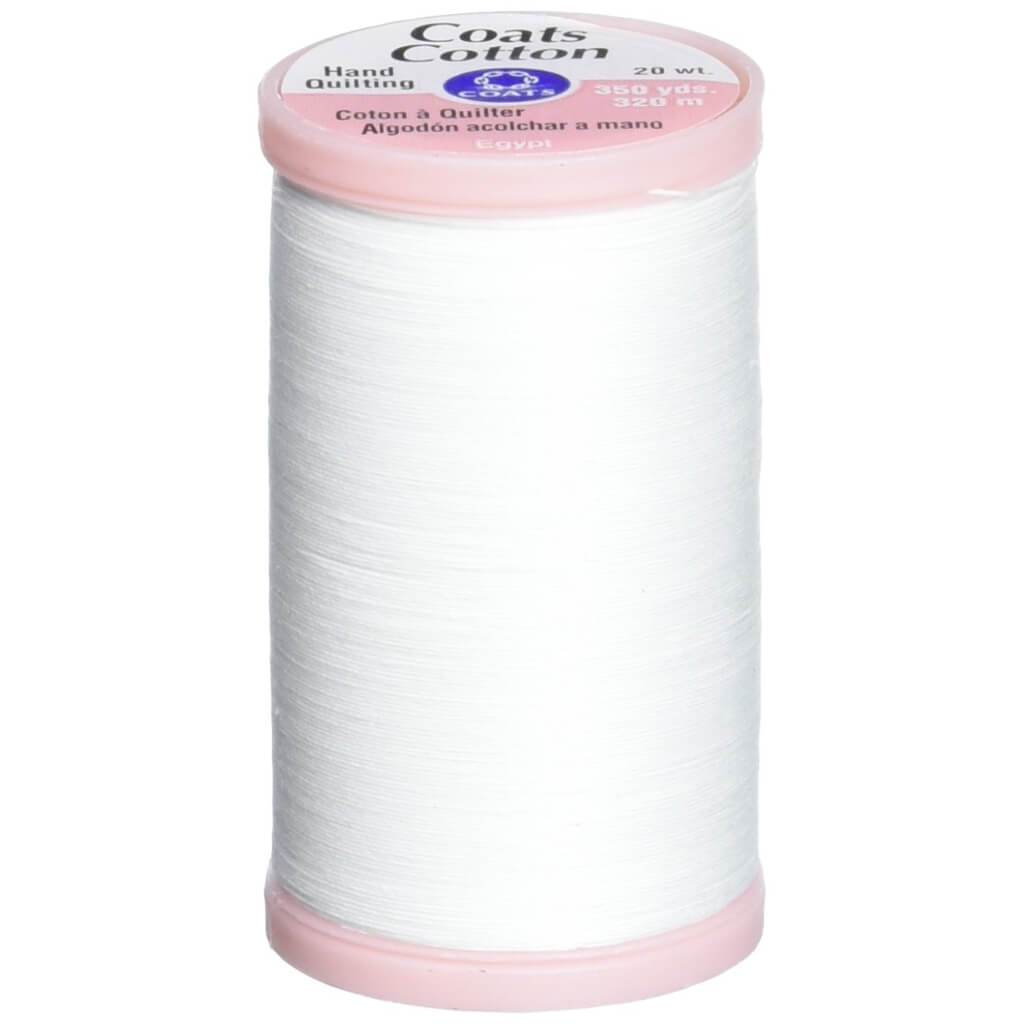 Coats Machine Quilting Cotton Thread 350yds White