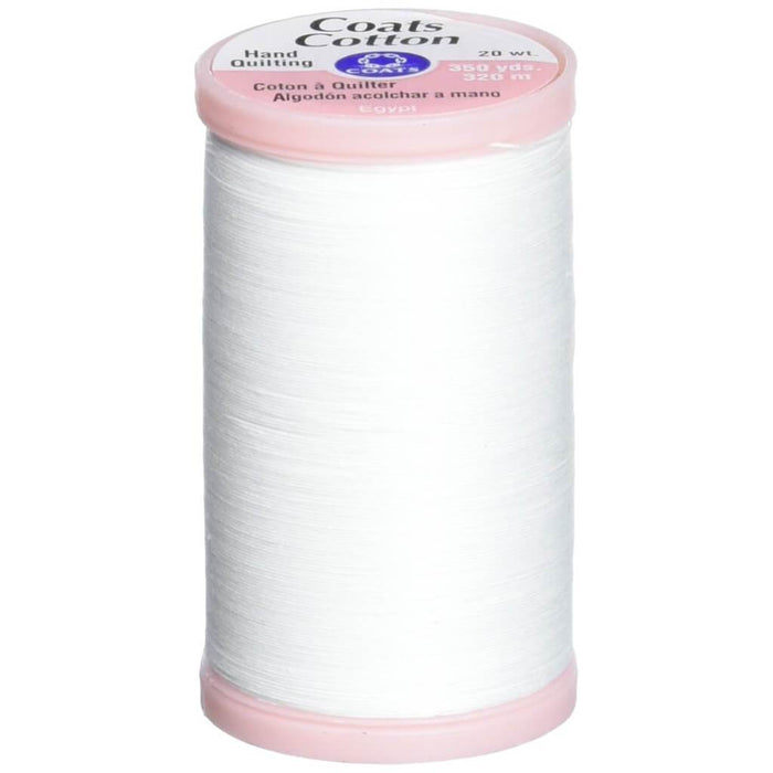 Coats Machine Quilting Cotton Thread 350yds White