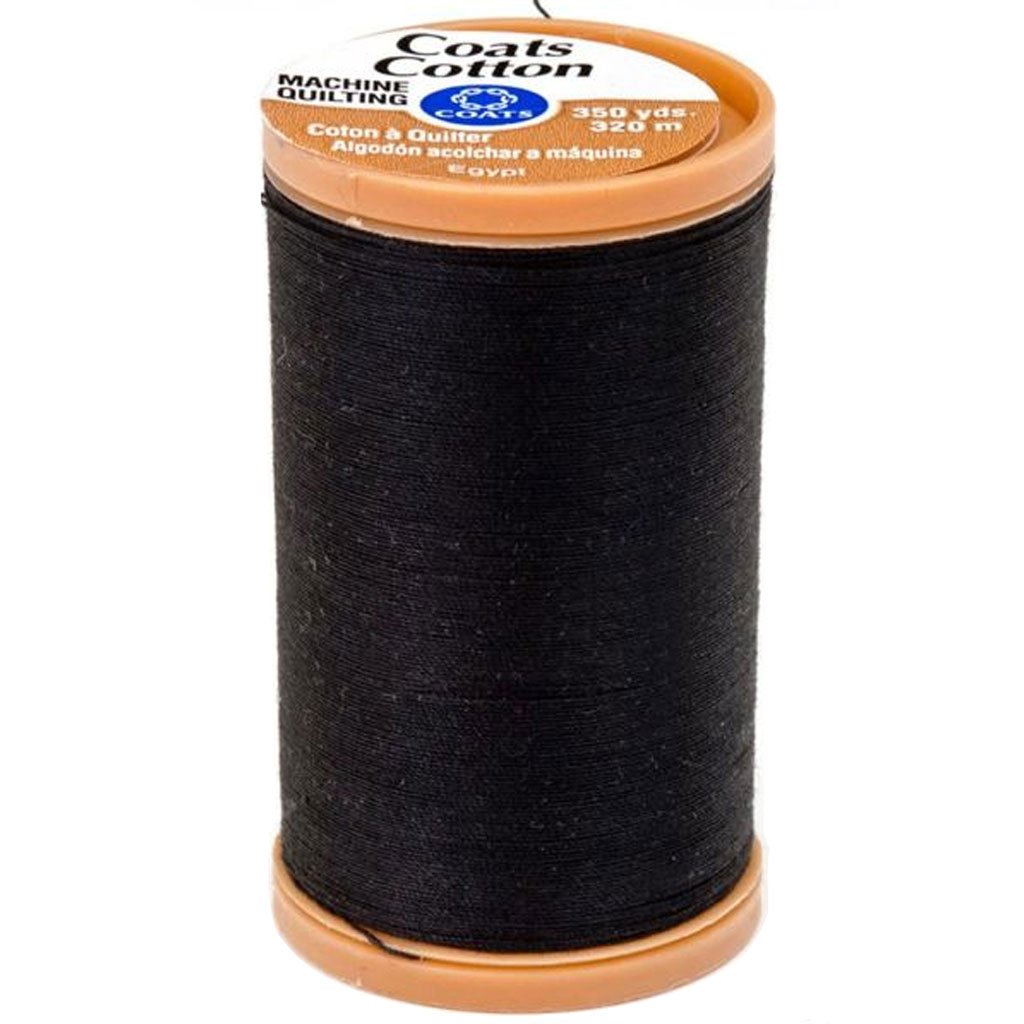 Machine Quilting Cotton Thread 350yd Black