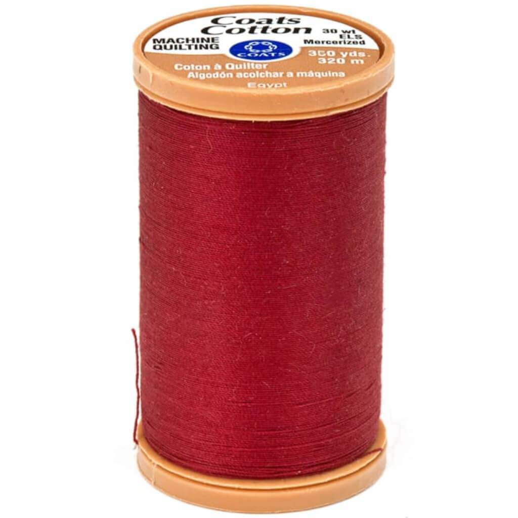 Coats Machine Quilting Cotton Thread 350yds Barberry Red