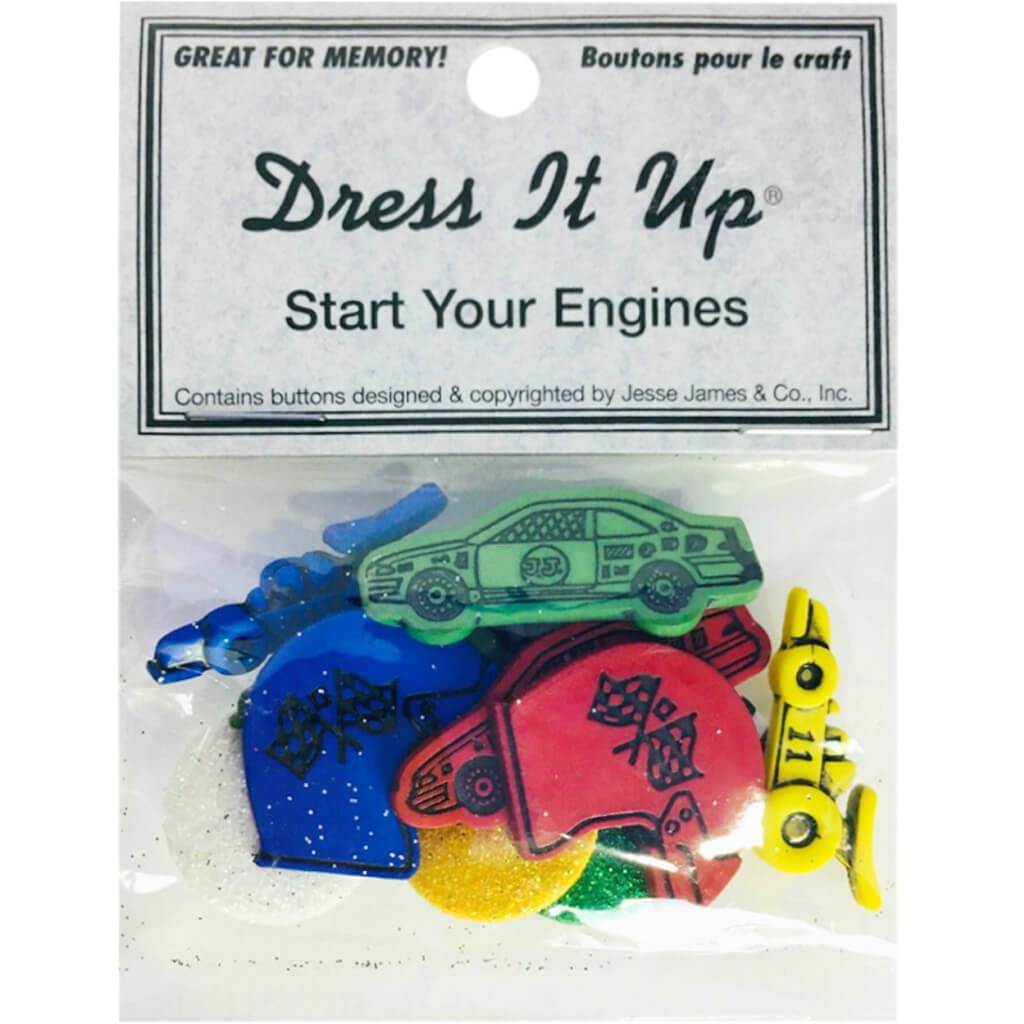 Dress It Up Embellishments Start Your Engines