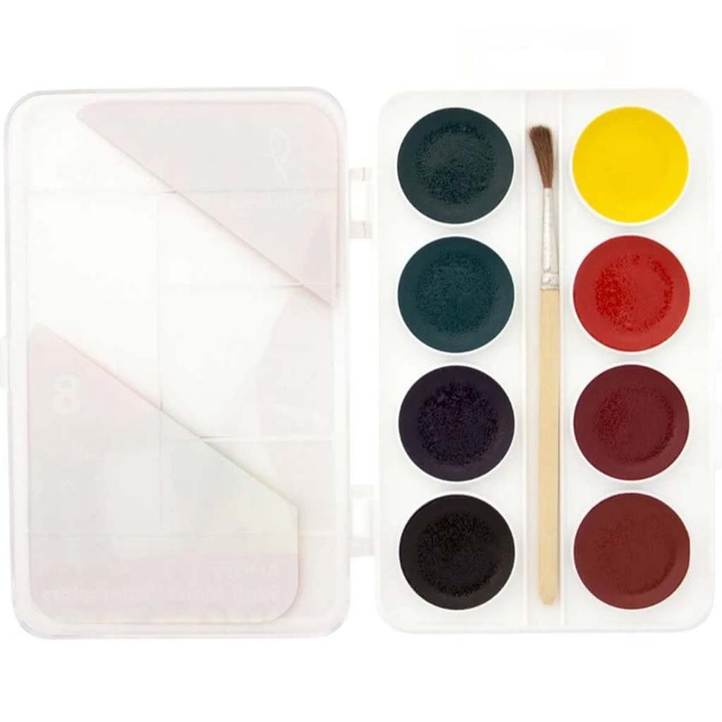 Semi-Moist Watercolors Standard Colors Set of 8 