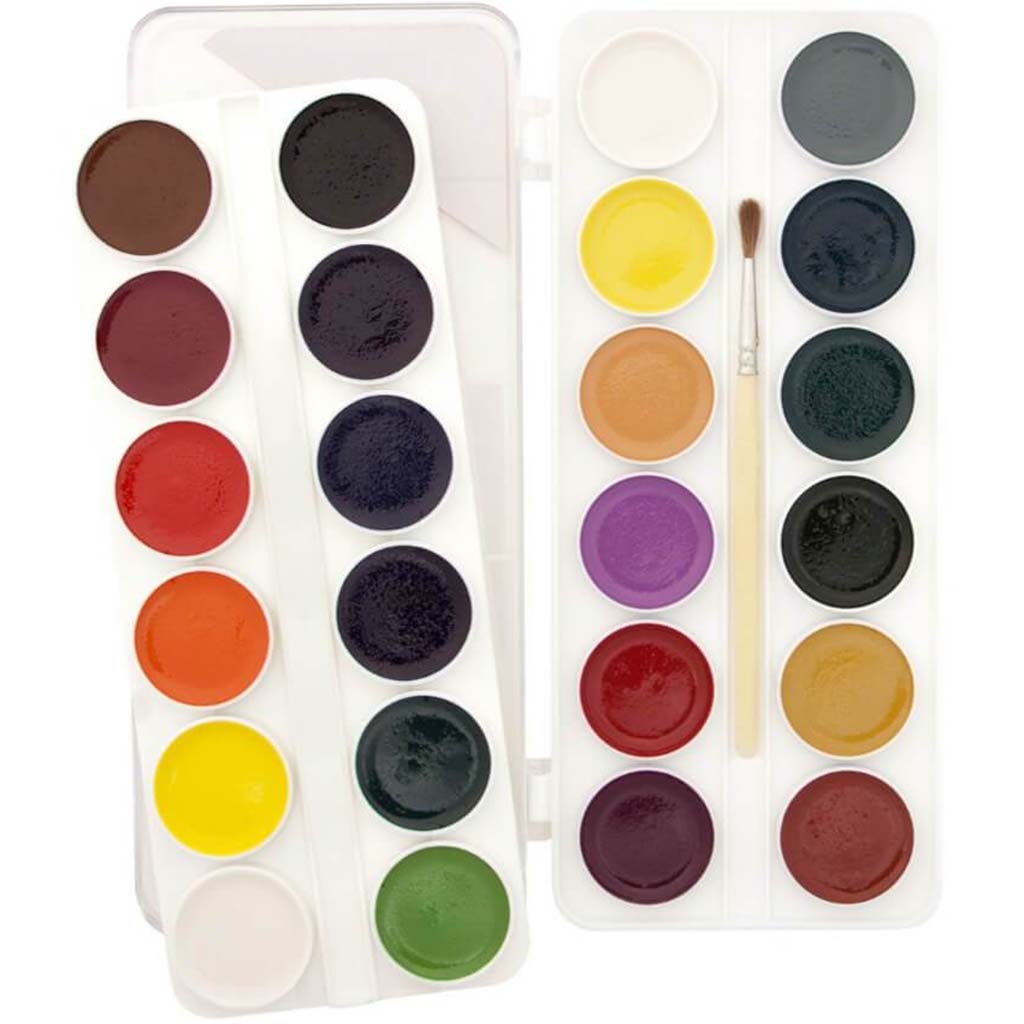 Student Semi Moist Watercolor Set of 24 