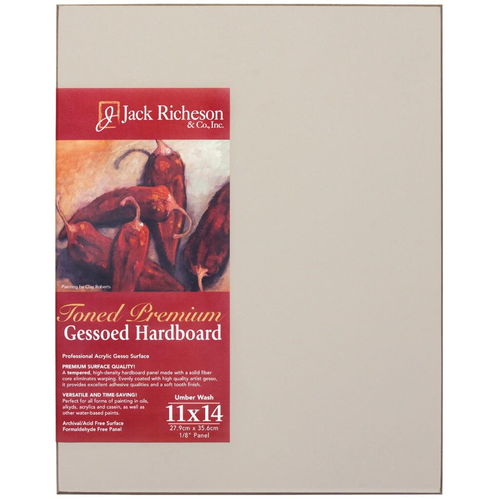 Gessoed Tempered Hardboard Panels 1/8in 