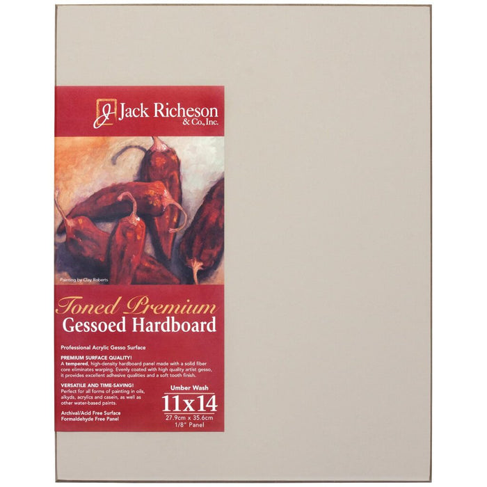 Gessoed Tempered Hardboard Panels 1/8in 