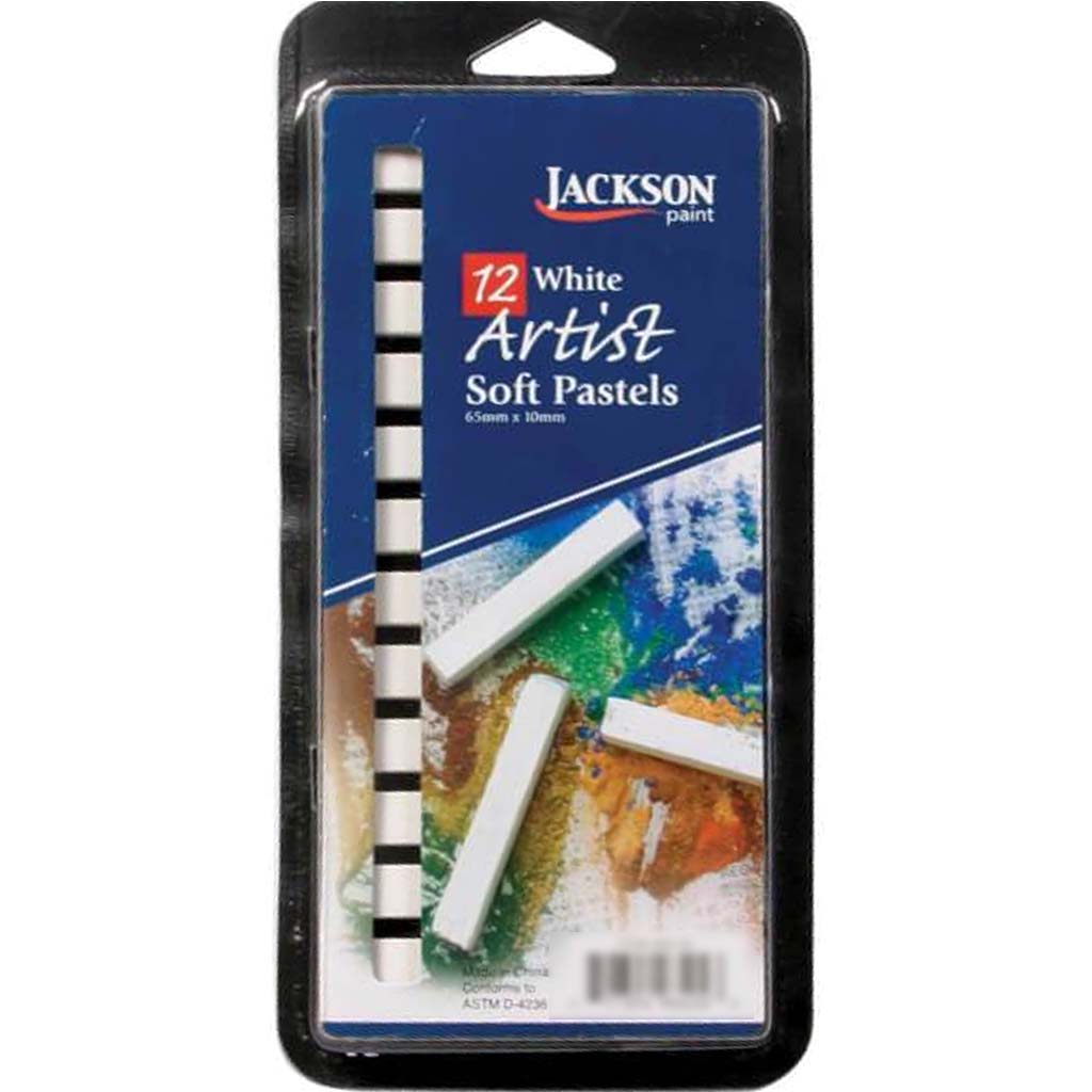 Artist Soft Pastel Set of 12 White 