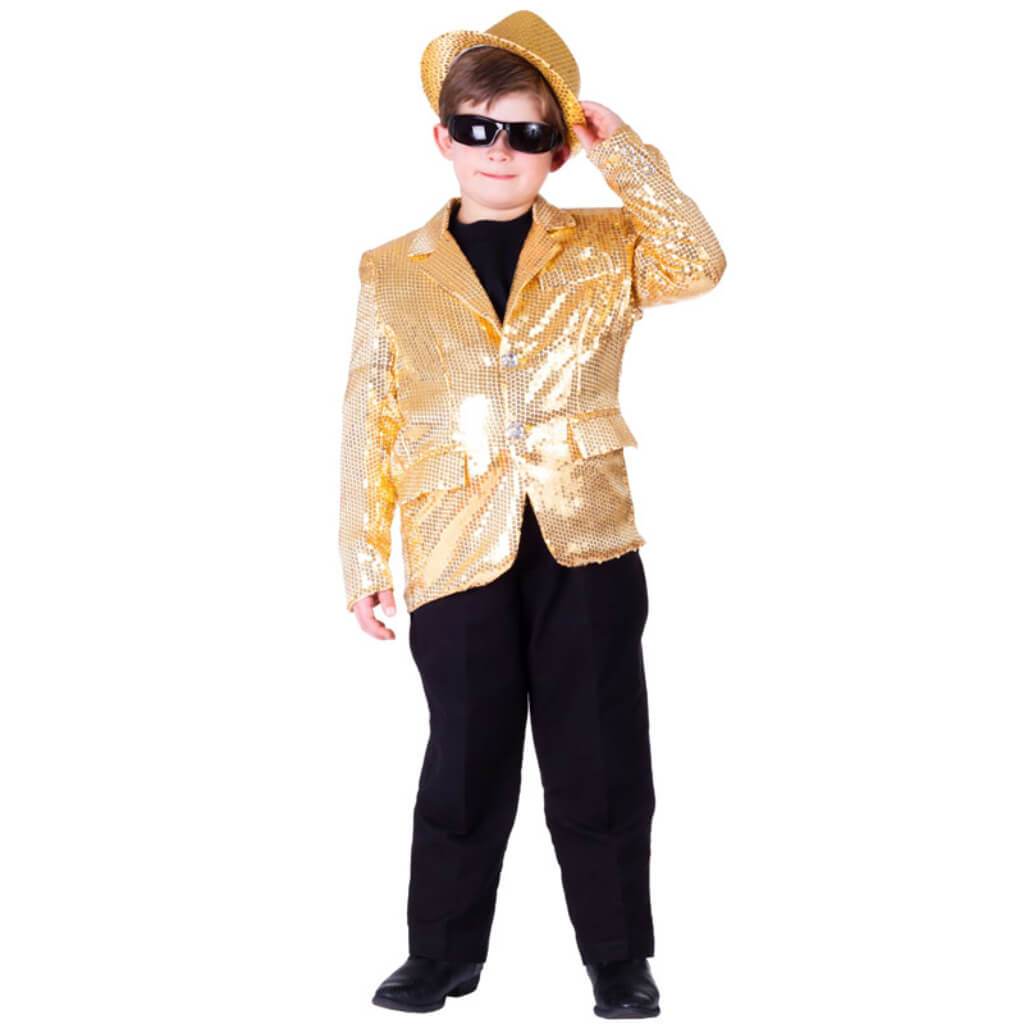 Gold Sequined Blazer Costume