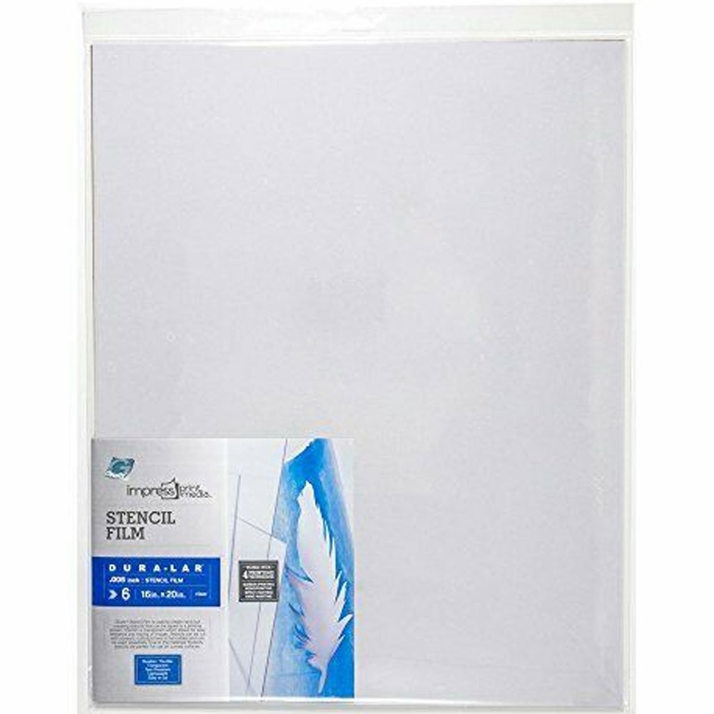 Stencil Film, 16in x 20in - 6/Pkg Clear