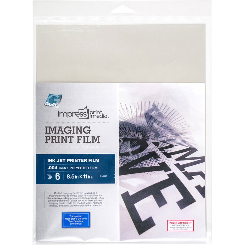 Ink Jet Print Films 6/Pkg 8.5in x 11in