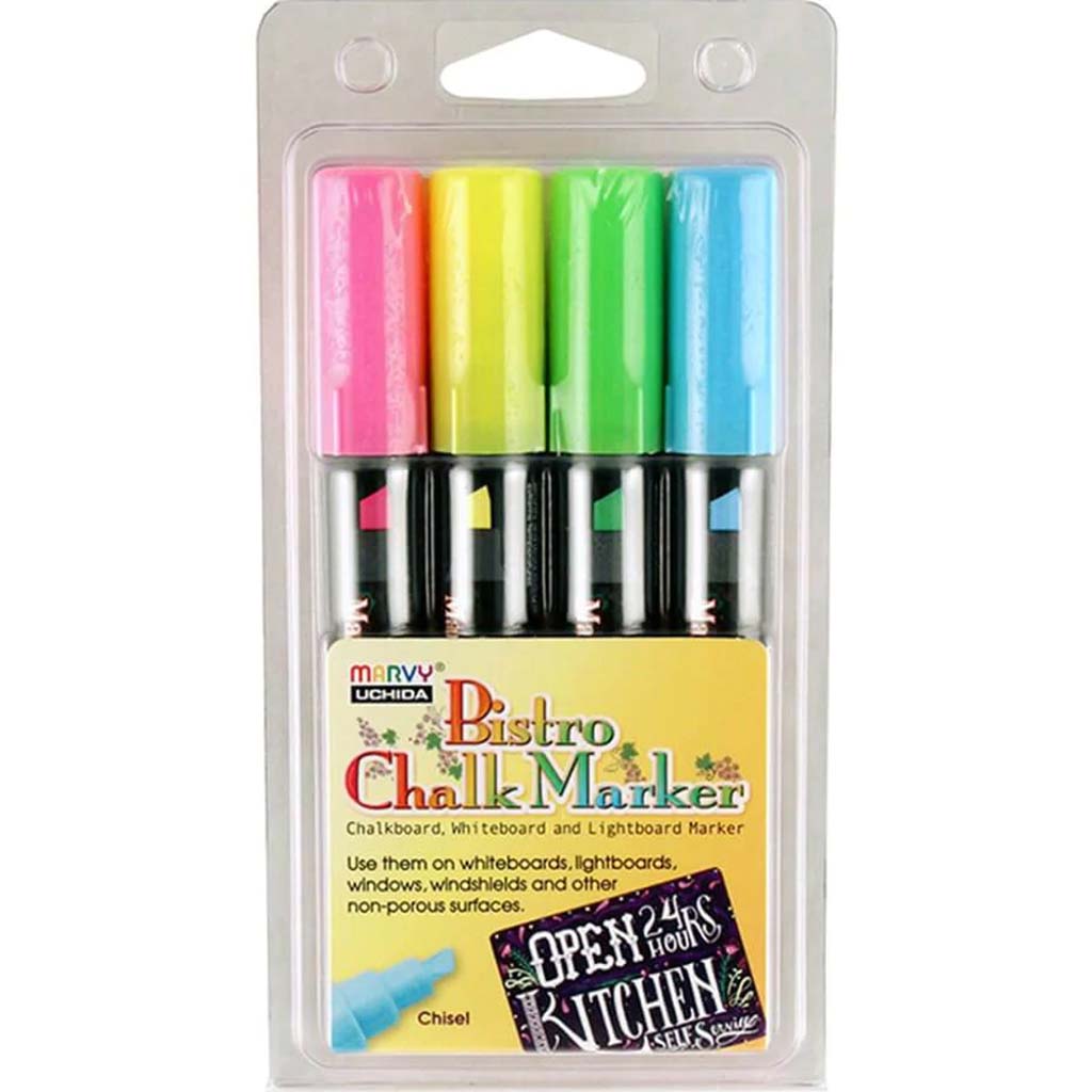 BISTRO CHALK MARKER SET OF 4 
