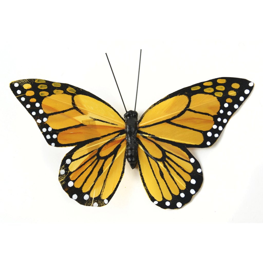 Monarch Butterfly Gold 4.5in 1Pc 