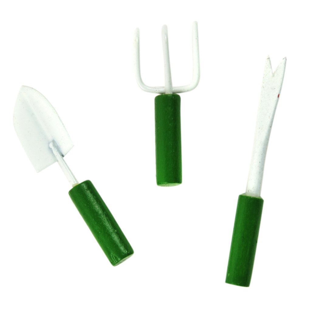 Miniatures Gardening Tools 1.5in 3Pc 