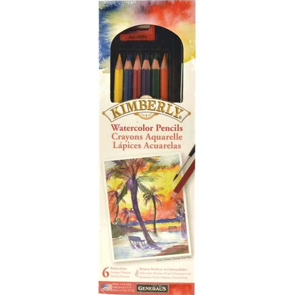 Watercolor Pencil Primary Color Set