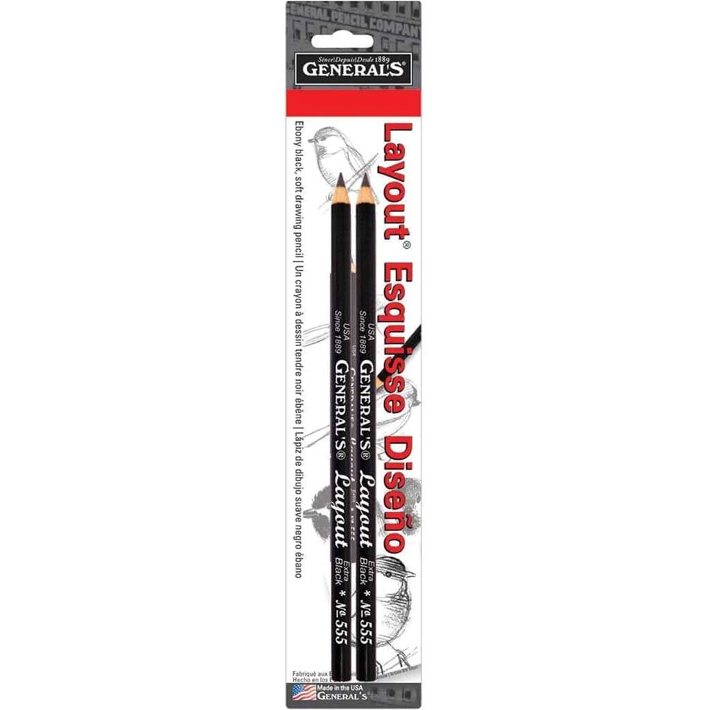 Layout Graphite Drawing Pencil 2pc