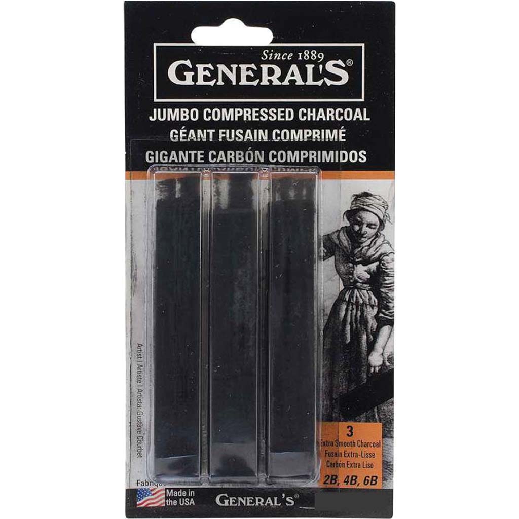 Jumbo Compressed Charcoal Sets