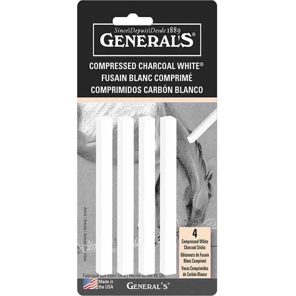 Compressed Charcoal Sets White Set of 4