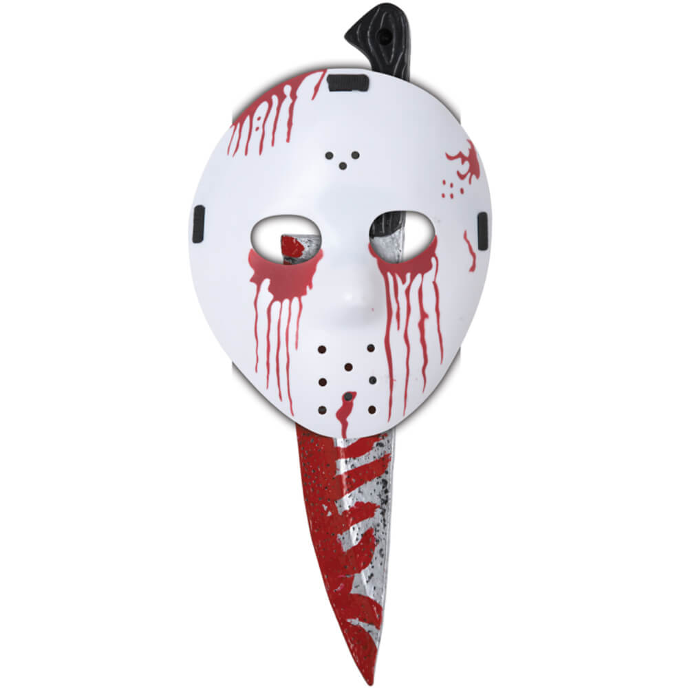 Slasher Hockey Mask &amp; Knife